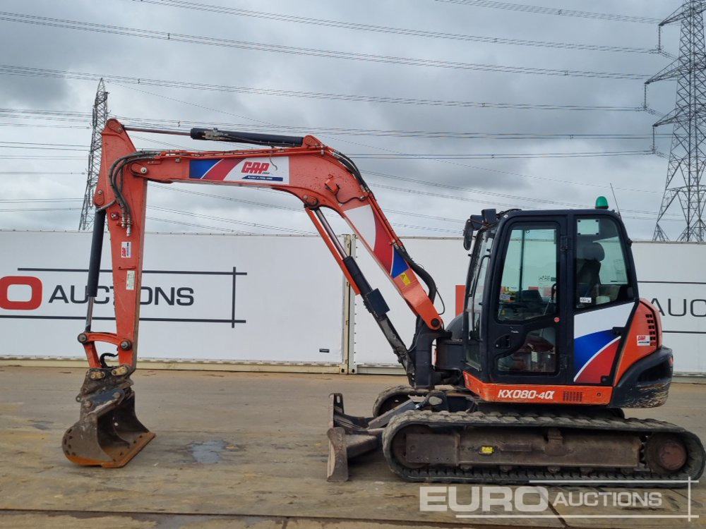 2018 Kubota KX080-4A - Mini-ekskavators: foto 2 2018 Kubota KX080-4A - Mini-ekskavators: foto 2