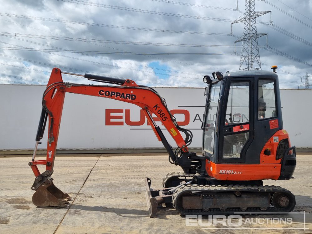 2018 Kubota KX101-3A 4HI - Mini-ekskavators: foto 2 2018 Kubota KX101-3A 4HI - Mini-ekskavators: foto 2