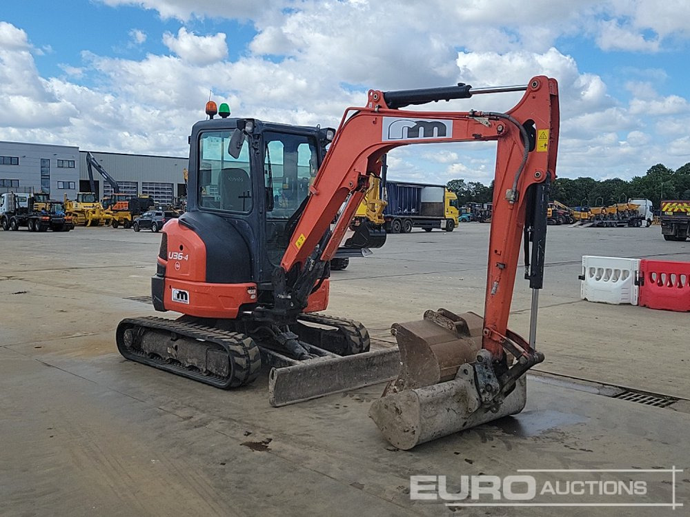 Mini-ekskavators 2018 Kubota U36-4: foto 7