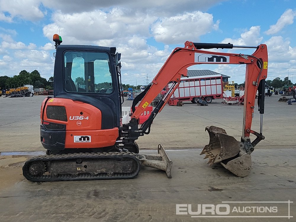 Mini-ekskavators 2018 Kubota U36-4: foto 6