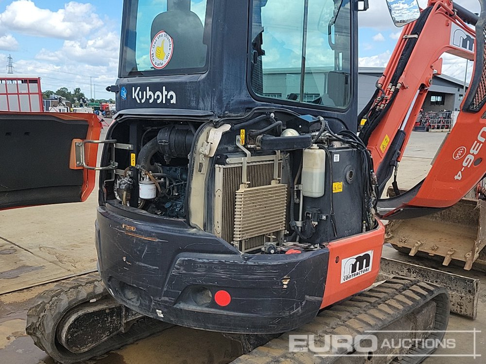 Mini-ekskavators 2018 Kubota U36-4: foto 39