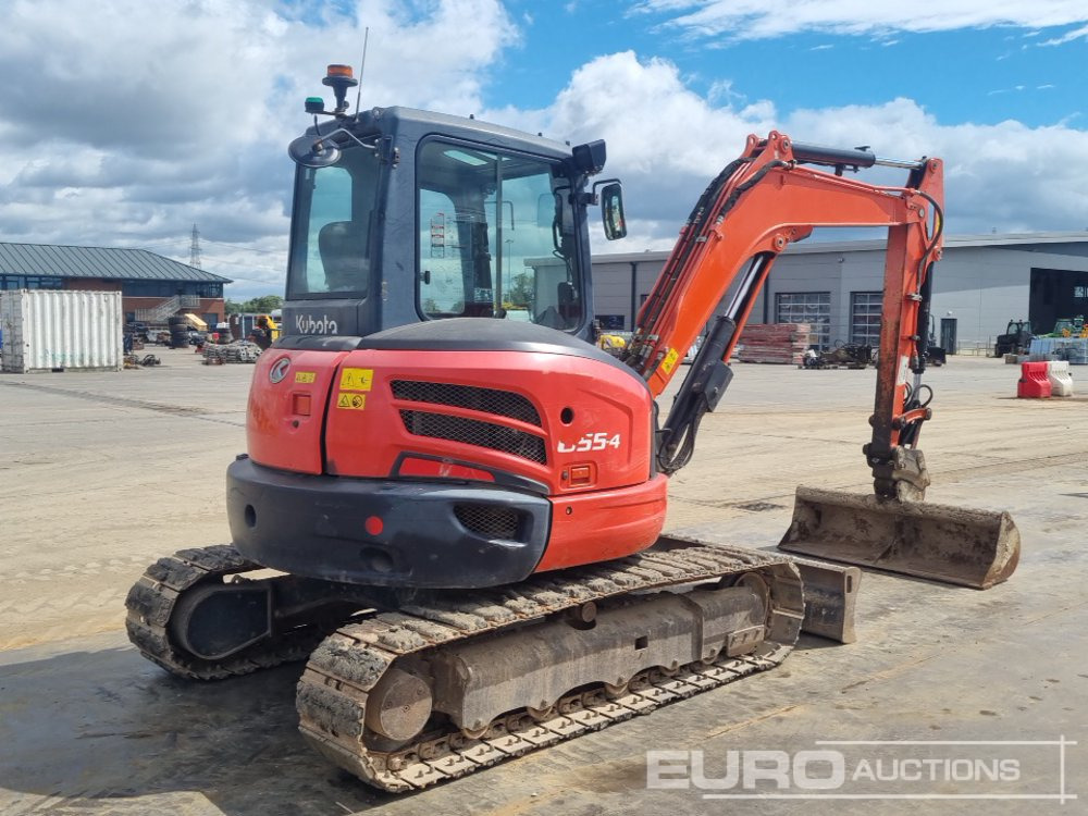 2018 Kubota U55-4 - Mini-ekskavators: foto 5 2018 Kubota U55-4 - Mini-ekskavators: foto 5