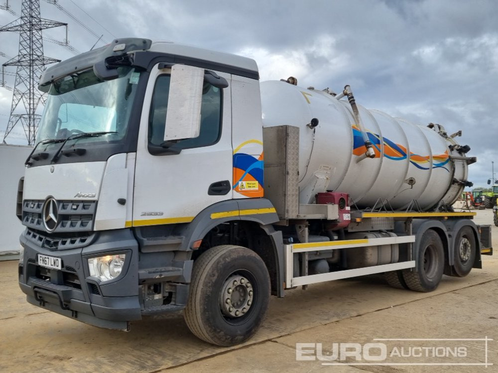 2018 Mercedes Arocs 2533 - Autocisterna: foto 1 2018 Mercedes Arocs 2533 - Autocisterna: foto 1