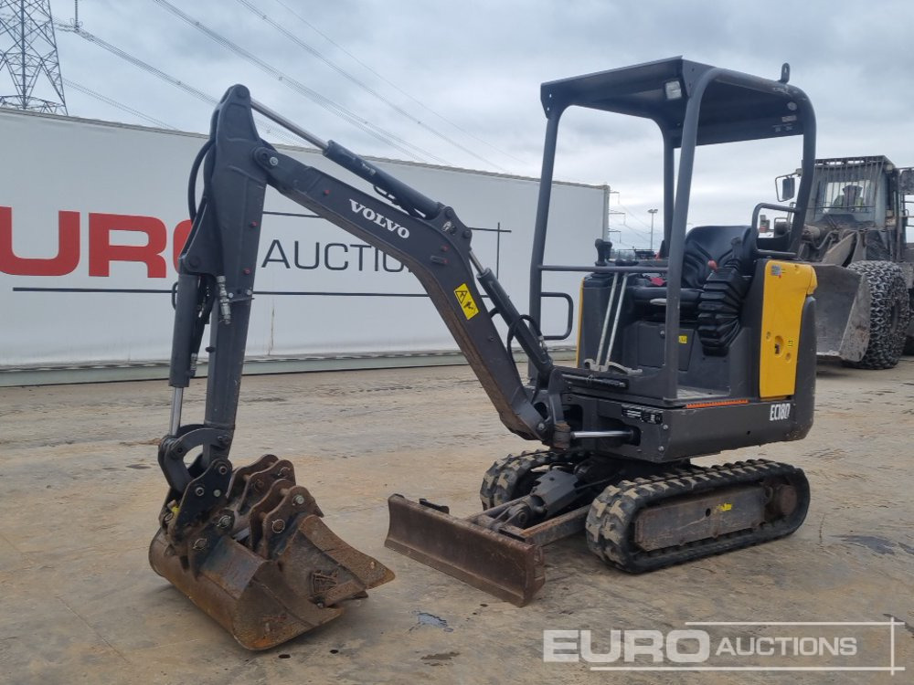 2018 Volvo EC18D - Mini-ekskavators: foto 1 2018 Volvo EC18D - Mini-ekskavators: foto 1