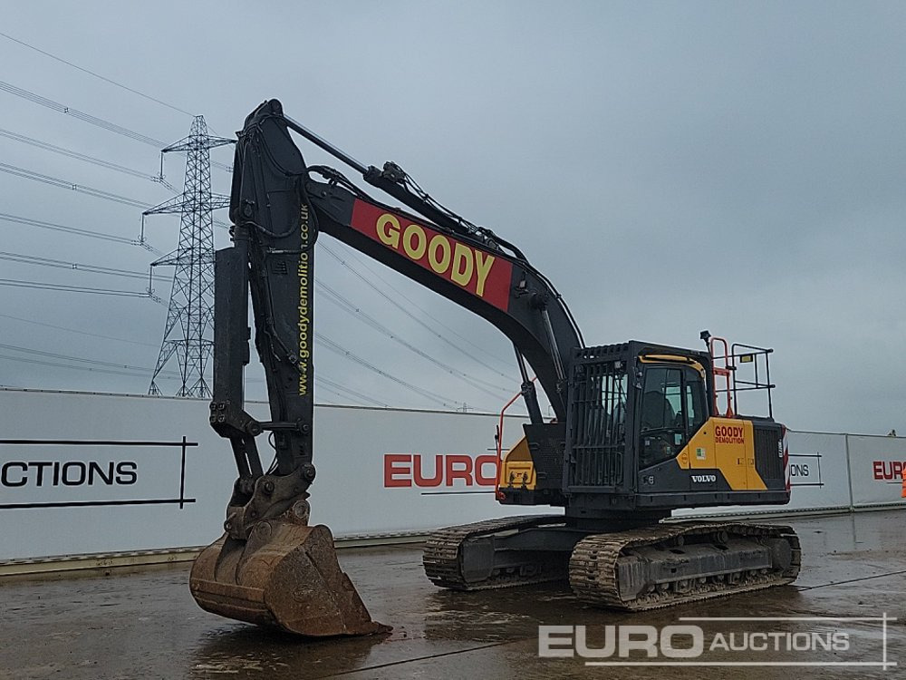 2018 Volvo EC220EL - Kāpurķēžu ekskavators: foto 1 2018 Volvo EC220EL - Kāpurķēžu ekskavators: foto 1