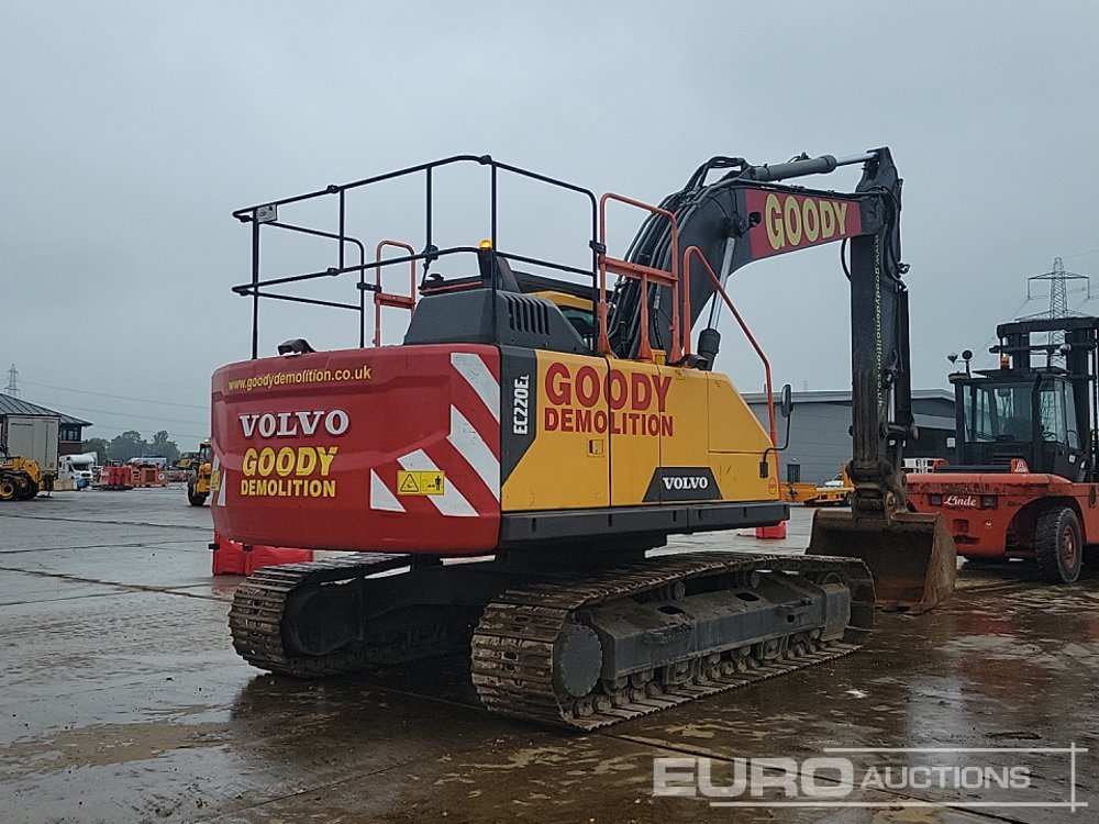 2018 Volvo EC220EL - Kāpurķēžu ekskavators: foto 5 2018 Volvo EC220EL - Kāpurķēžu ekskavators: foto 5