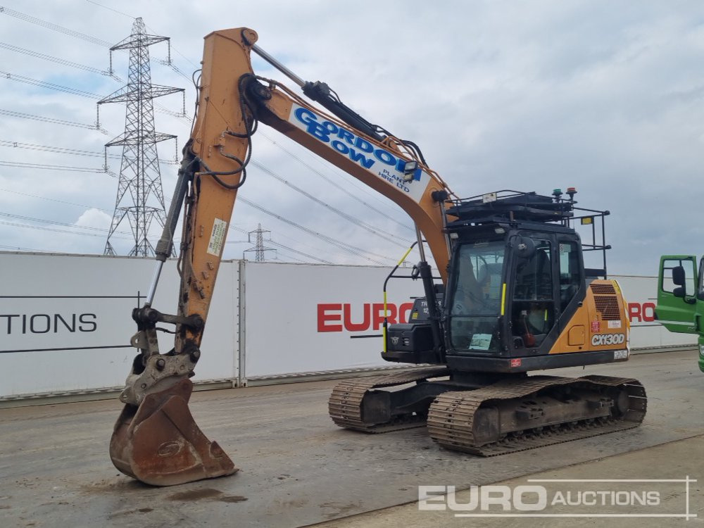 2019 Case CX130D - Kāpurķēžu ekskavators: foto 1 2019 Case CX130D - Kāpurķēžu ekskavators: foto 1