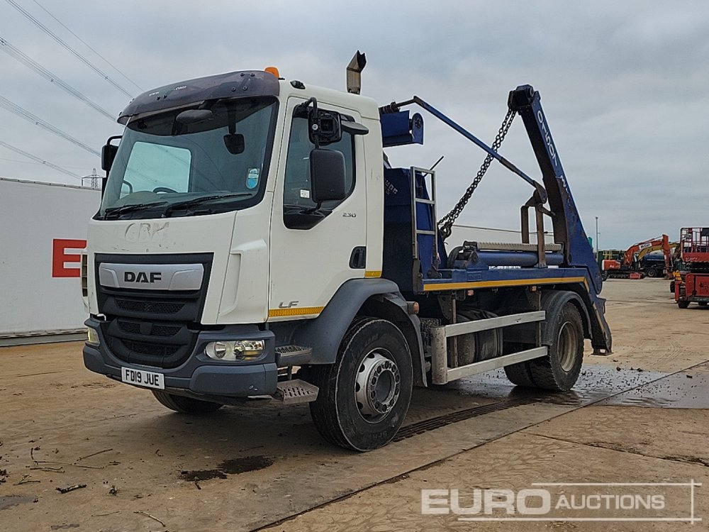 2019 DAF LF230 - Būvgružu konteineru vedējs: foto 1 2019 DAF LF230 - Būvgružu konteineru vedējs: foto 1