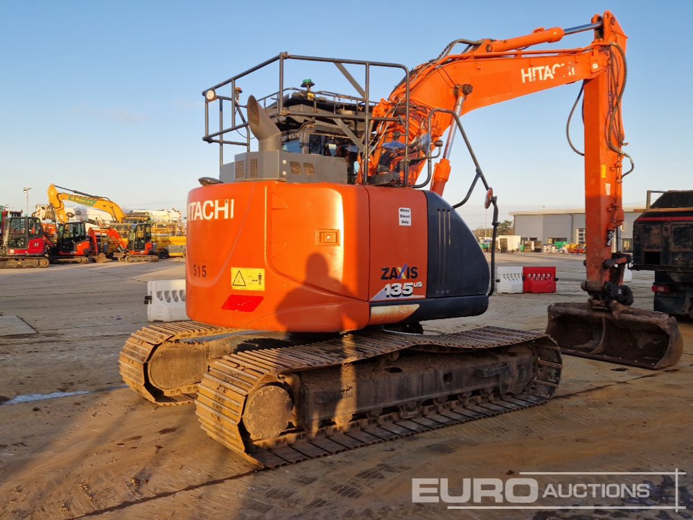 2019 Hitachi ZX135US-6 - Kāpurķēžu ekskavators: foto 5 2019 Hitachi ZX135US-6 - Kāpurķēžu ekskavators: foto 5