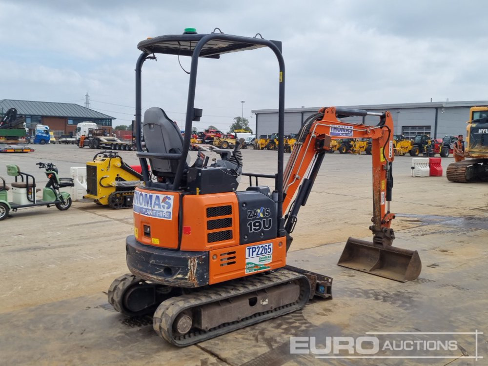 2019 Hitachi ZX19U-5A - Mini-ekskavators: foto 5 2019 Hitachi ZX19U-5A - Mini-ekskavators: foto 5
