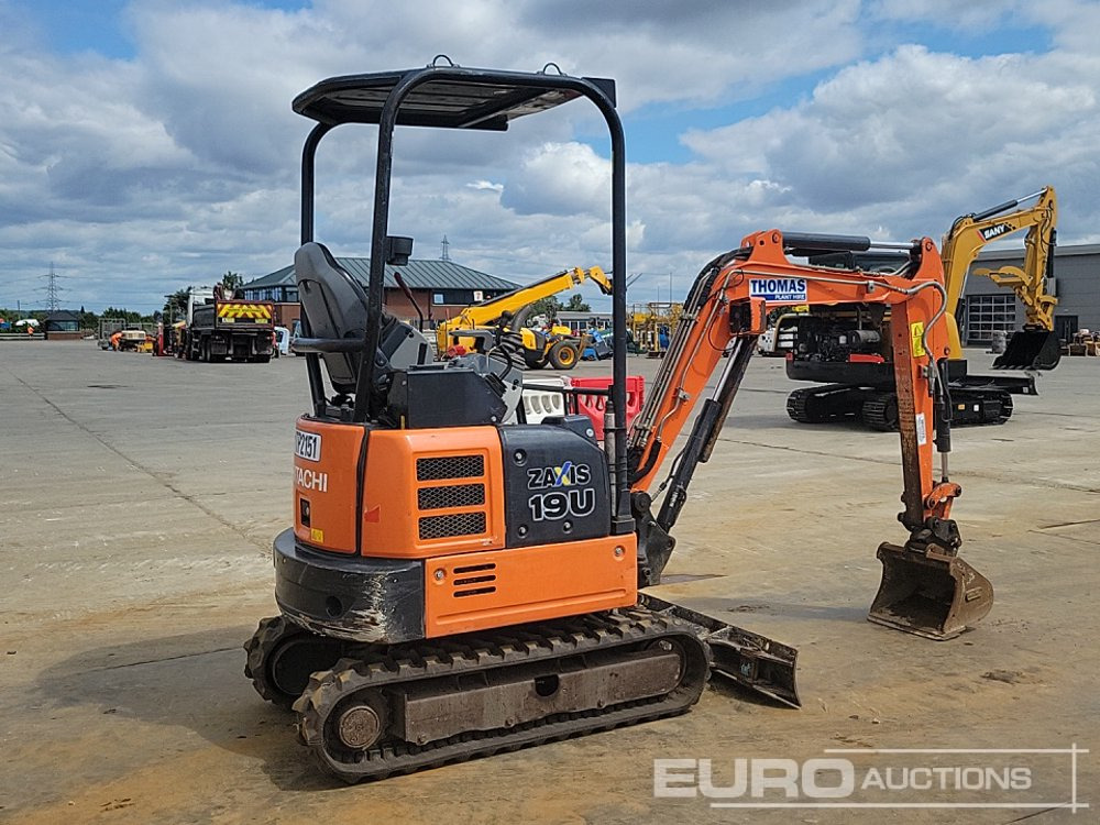 2019 Hitachi ZX19U-5A YR - Mini-ekskavators: foto 5 2019 Hitachi ZX19U-5A YR - Mini-ekskavators: foto 5