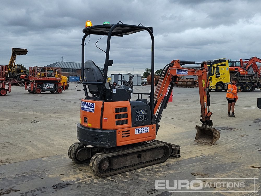 2019 Hitachi ZX19U-5A YR - Mini-ekskavators: foto 5 2019 Hitachi ZX19U-5A YR - Mini-ekskavators: foto 5