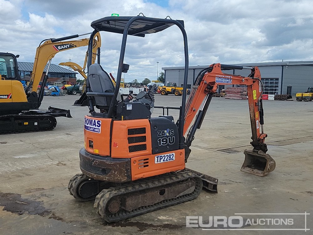 2019 Hitachi ZX19U-5A YR - Mini-ekskavators: foto 5 2019 Hitachi ZX19U-5A YR - Mini-ekskavators: foto 5