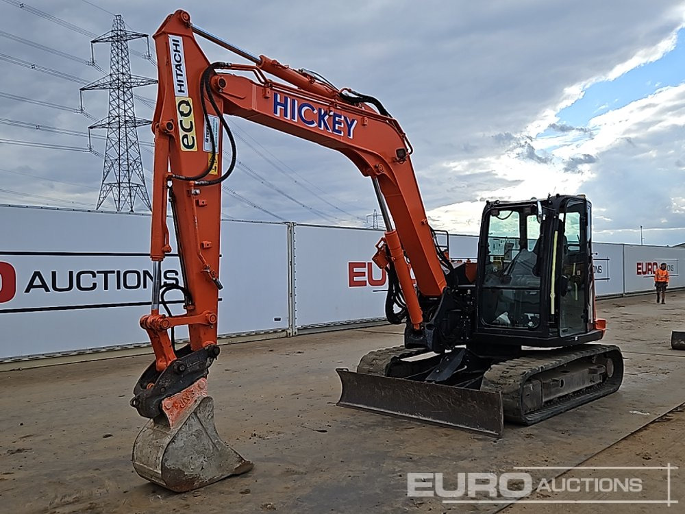 2019 Hitachi ZX85USB-6 - Mini-ekskavators: foto 1 2019 Hitachi ZX85USB-6 - Mini-ekskavators: foto 1
