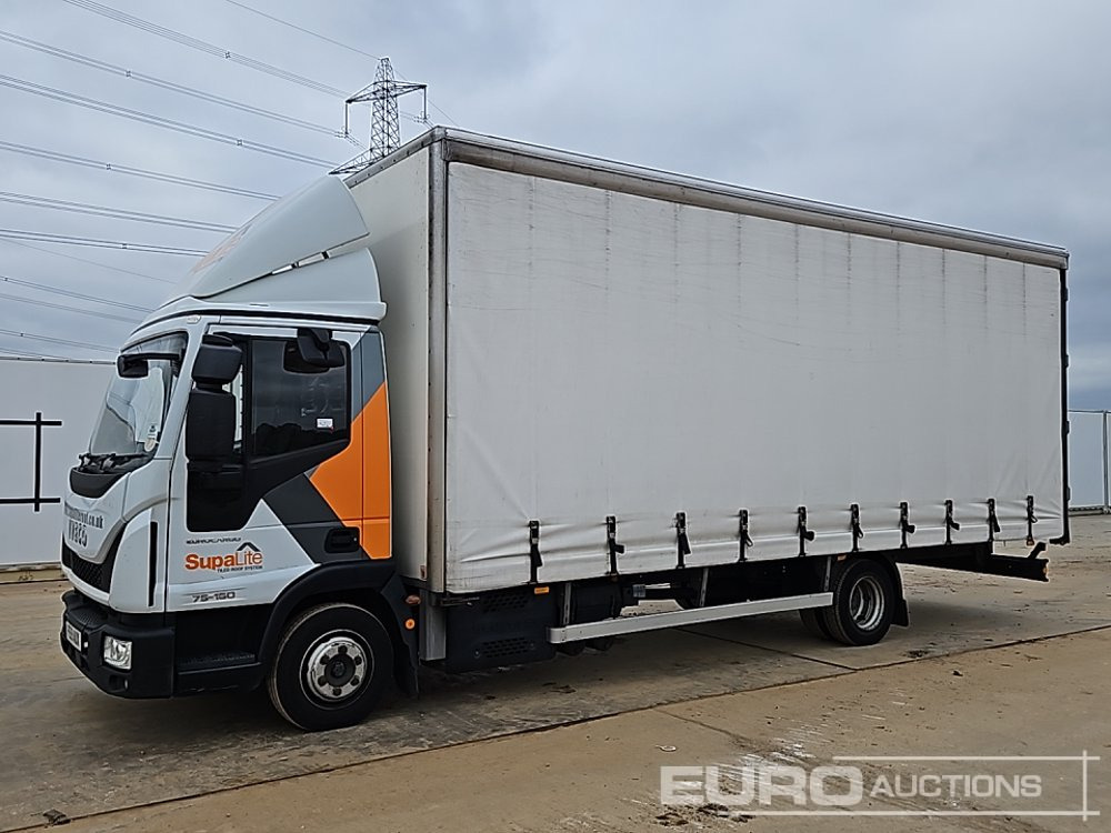 2019 Iveco Euro Cargo 75-160 - Kravas automašīna ar tentu: foto 1 2019 Iveco Euro Cargo 75-160 - Kravas automašīna ar tentu: foto 1