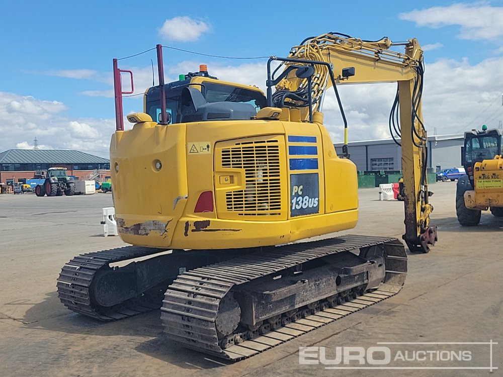 2019 Komatsu PC138US-11 - Kāpurķēžu ekskavators: foto 5 2019 Komatsu PC138US-11 - Kāpurķēžu ekskavators: foto 5