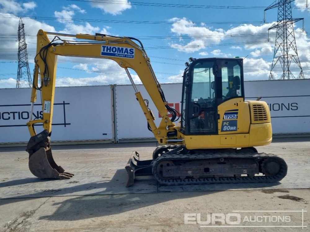 2019 Komatsu PC80MR-5 - Mini-ekskavators: foto 2 2019 Komatsu PC80MR-5 - Mini-ekskavators: foto 2