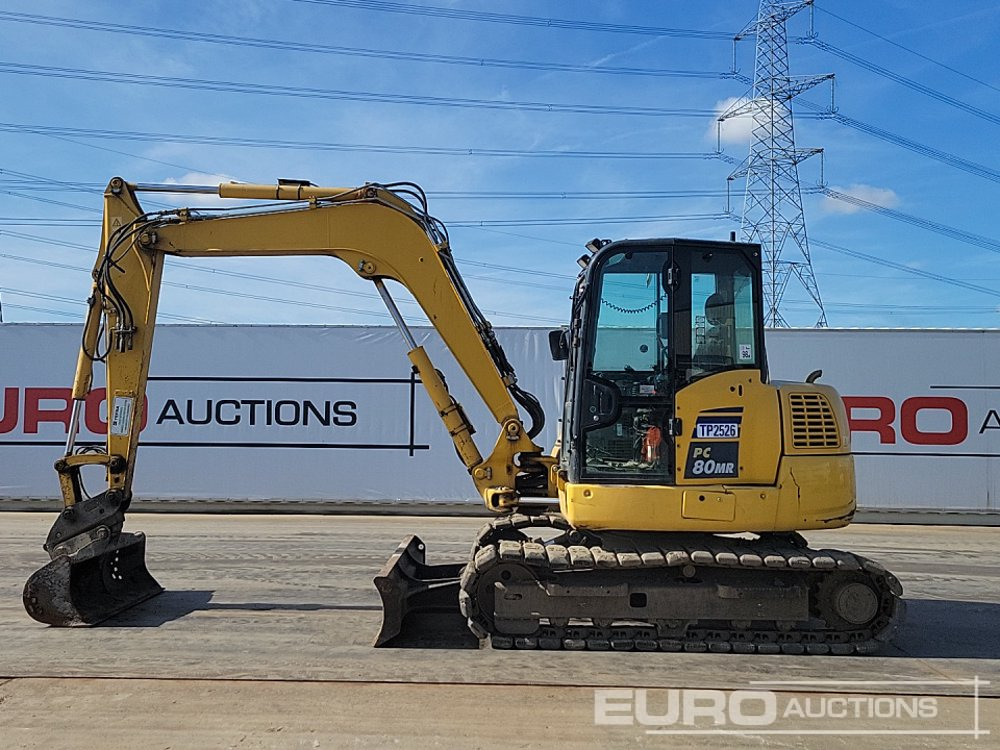 2019 Komatsu PC80MR-5 - Mini-ekskavators: foto 2 2019 Komatsu PC80MR-5 - Mini-ekskavators: foto 2