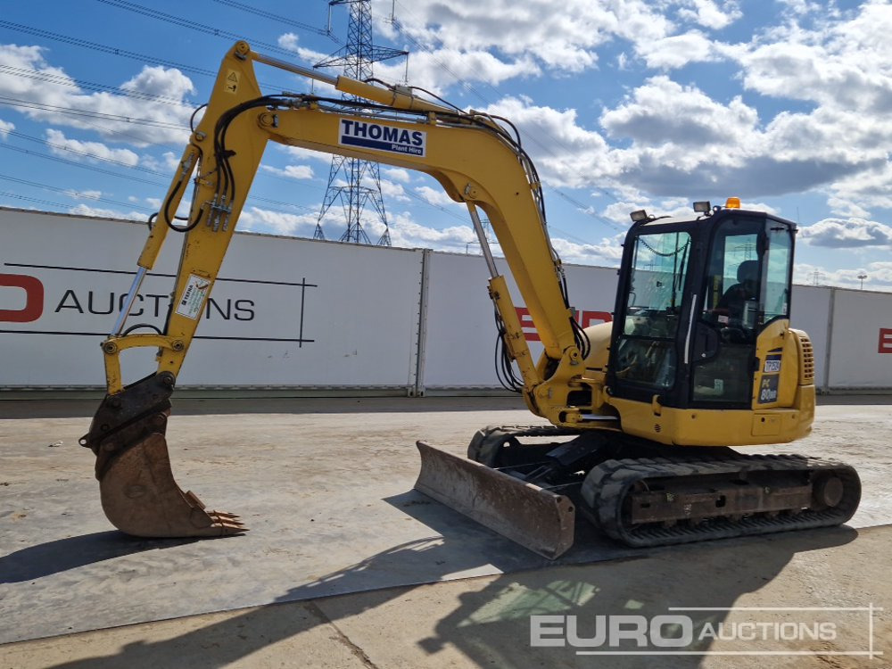 2019 Komatsu PC80MR-5 - Mini-ekskavators: foto 1 2019 Komatsu PC80MR-5 - Mini-ekskavators: foto 1