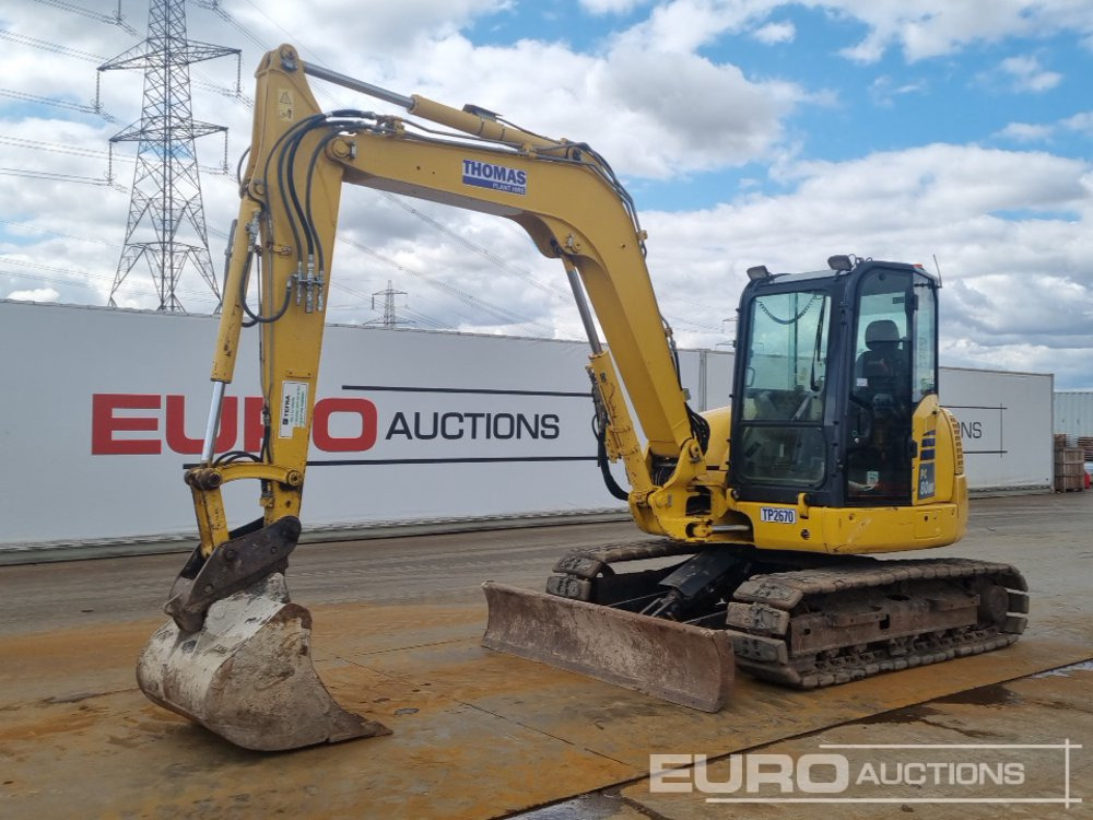 2019 Komatsu PC80MR-5 - Mini-ekskavators: foto 1 2019 Komatsu PC80MR-5 - Mini-ekskavators: foto 1