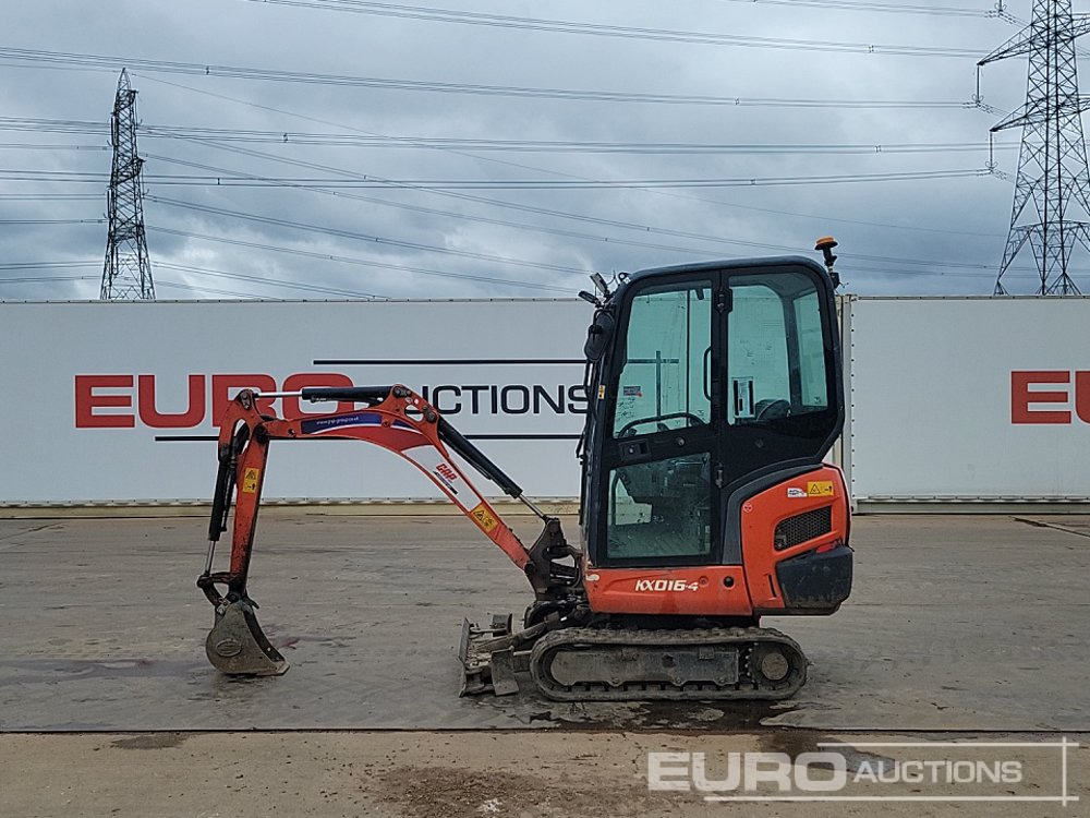 2019 Kubota KX016-4 - Mini-ekskavators: foto 2 2019 Kubota KX016-4 - Mini-ekskavators: foto 2