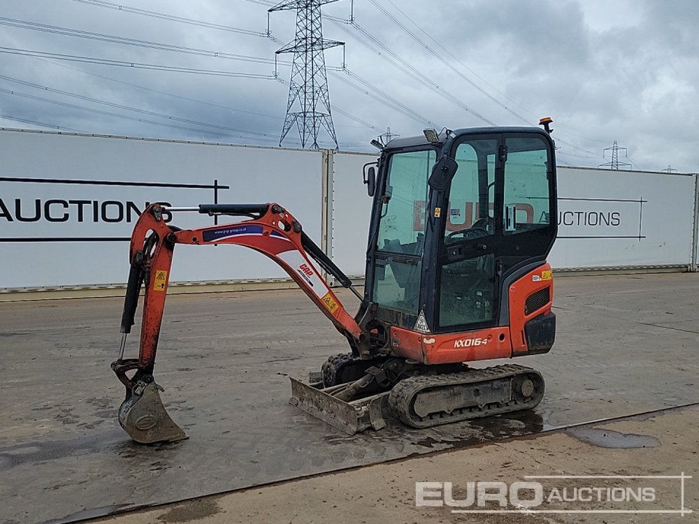 2019 Kubota KX016-4 - Mini-ekskavators: foto 1 2019 Kubota KX016-4 - Mini-ekskavators: foto 1