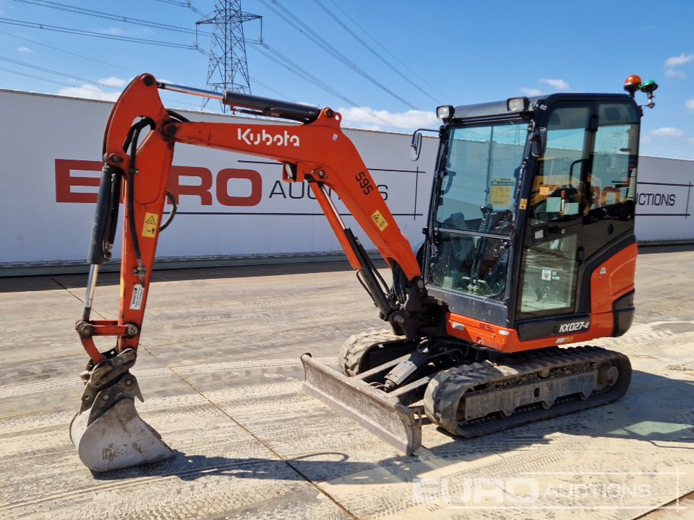 2019 Kubota KX027-4 - Mini-ekskavators: foto 1 2019 Kubota KX027-4 - Mini-ekskavators: foto 1