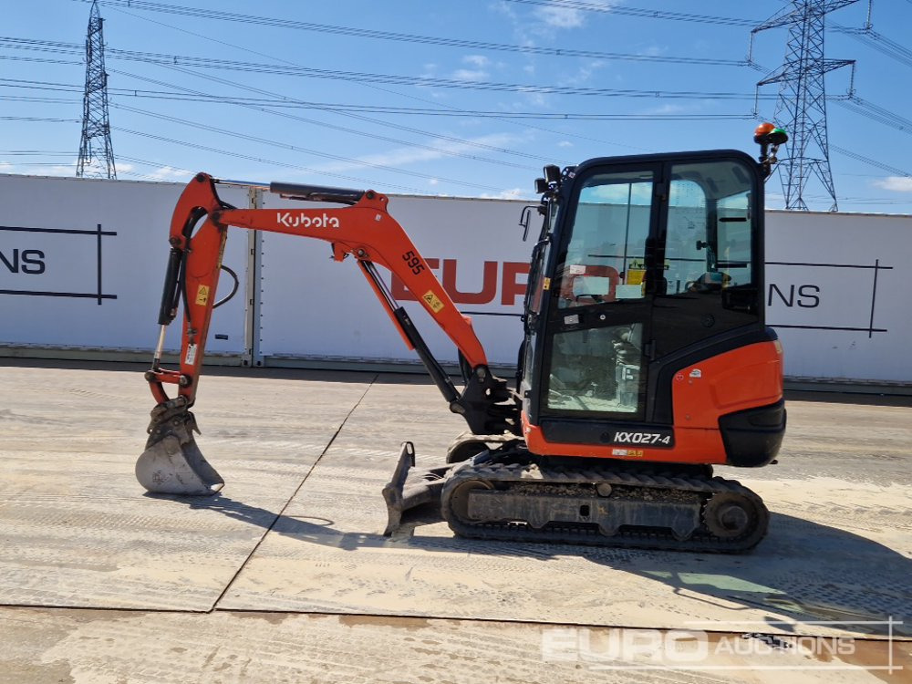 2019 Kubota KX027-4 - Mini-ekskavators: foto 2 2019 Kubota KX027-4 - Mini-ekskavators: foto 2