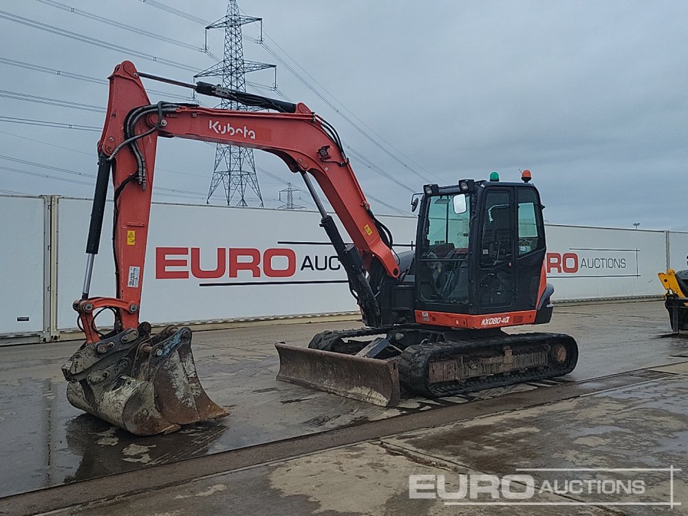 2019 Kubota KX080-4A - Mini-ekskavators: foto 1 2019 Kubota KX080-4A - Mini-ekskavators: foto 1