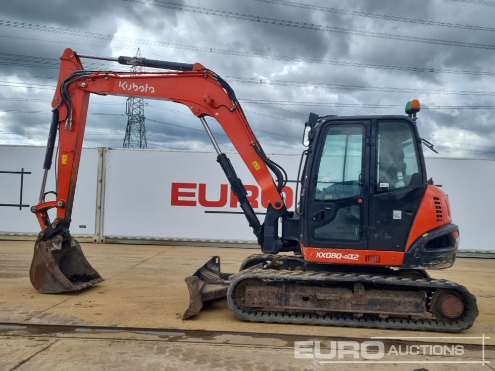 2019 Kubota KX080-4A2 - Mini-ekskavators: foto 2 2019 Kubota KX080-4A2 - Mini-ekskavators: foto 2