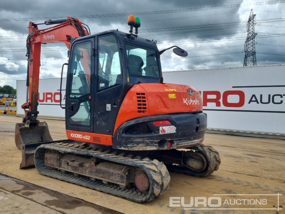 2019 Kubota KX080-4A2 - Mini-ekskavators: foto 3 2019 Kubota KX080-4A2 - Mini-ekskavators: foto 3