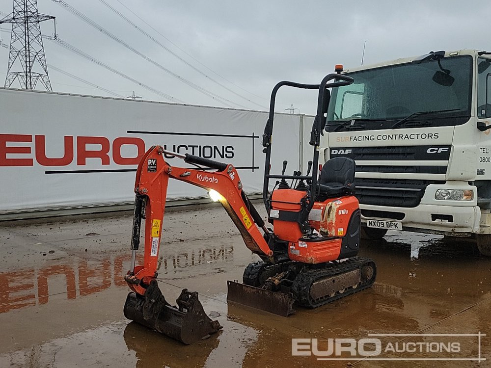 2019 Kubota U10-3 - Mini-ekskavators: foto 1 2019 Kubota U10-3 - Mini-ekskavators: foto 1