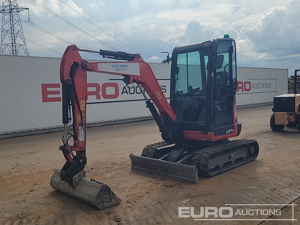 2019 Kubota U27-4 - Mini-ekskavators: foto 1 2019 Kubota U27-4 - Mini-ekskavators: foto 1
