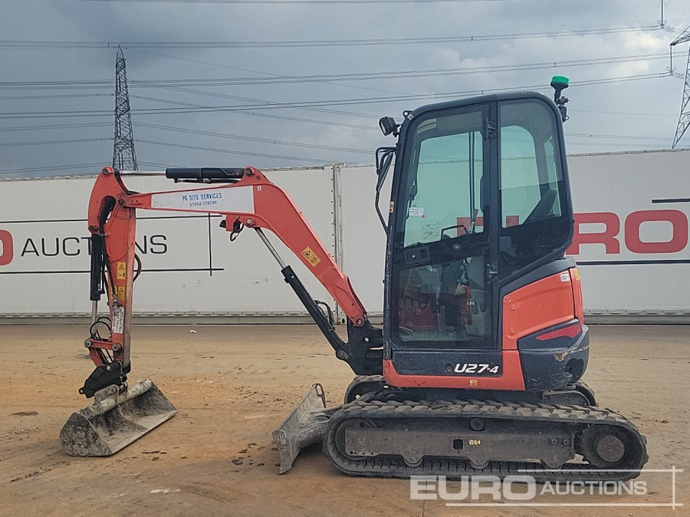 2019 Kubota U27-4 - Mini-ekskavators: foto 2 2019 Kubota U27-4 - Mini-ekskavators: foto 2