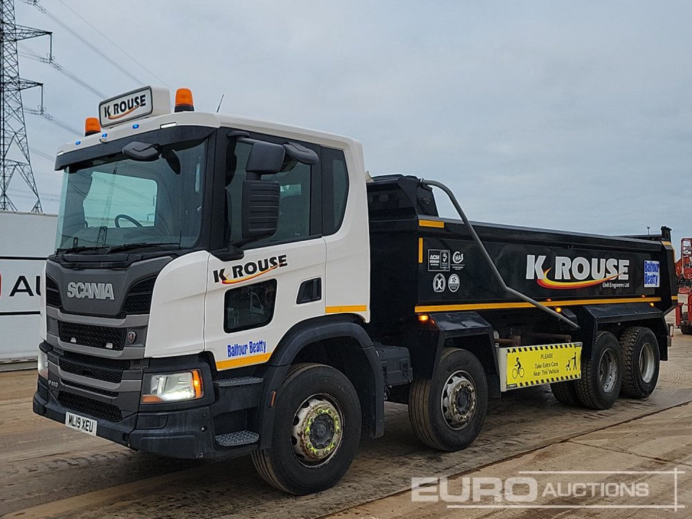 2019 Scania P410 - Kravas automašīna pašizgāzējs: foto 1 2019 Scania P410 - Kravas automašīna pašizgāzējs: foto 1