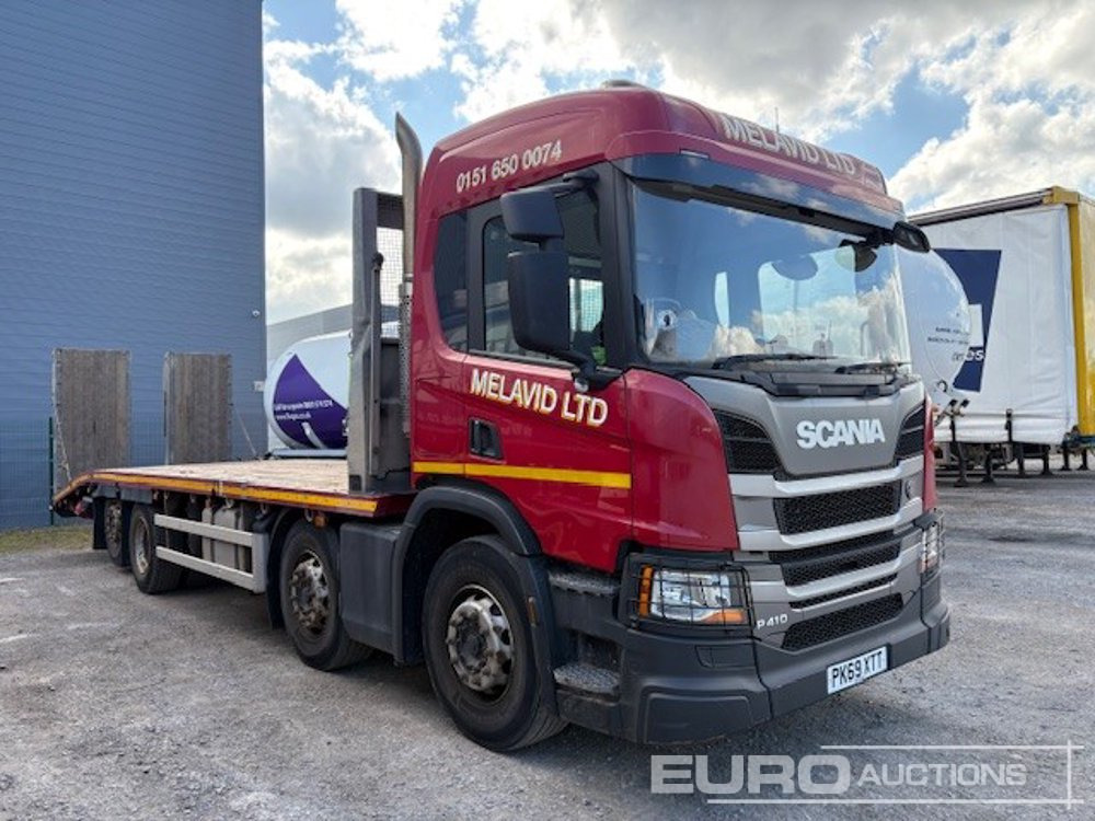 2019 Scania P410 - Bortu kravas automašīna/ Platforma: foto 4 2019 Scania P410 - Bortu kravas automašīna/ Platforma: foto 4