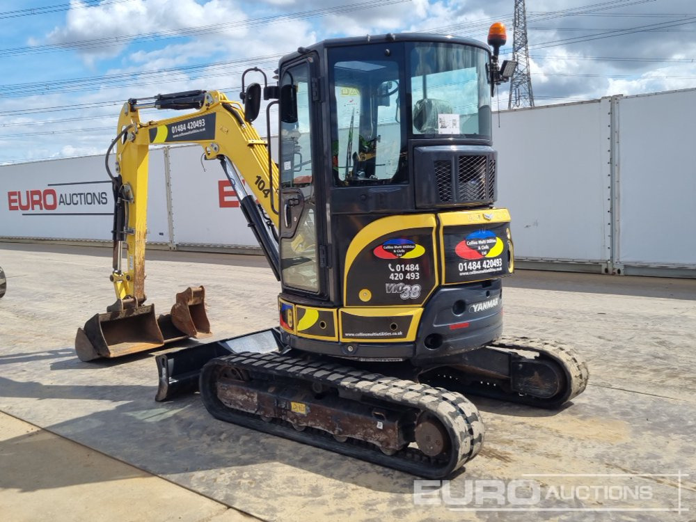 2019 Yanmar VIO38-6 - Mini-ekskavators: foto 3 2019 Yanmar VIO38-6 - Mini-ekskavators: foto 3