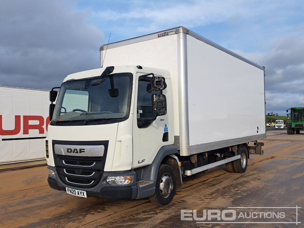 2020 DAF LF180 - Kravas automašīna ar slēgto virsbūvi: foto 1 2020 DAF LF180 - Kravas automašīna ar slēgto virsbūvi: foto 1