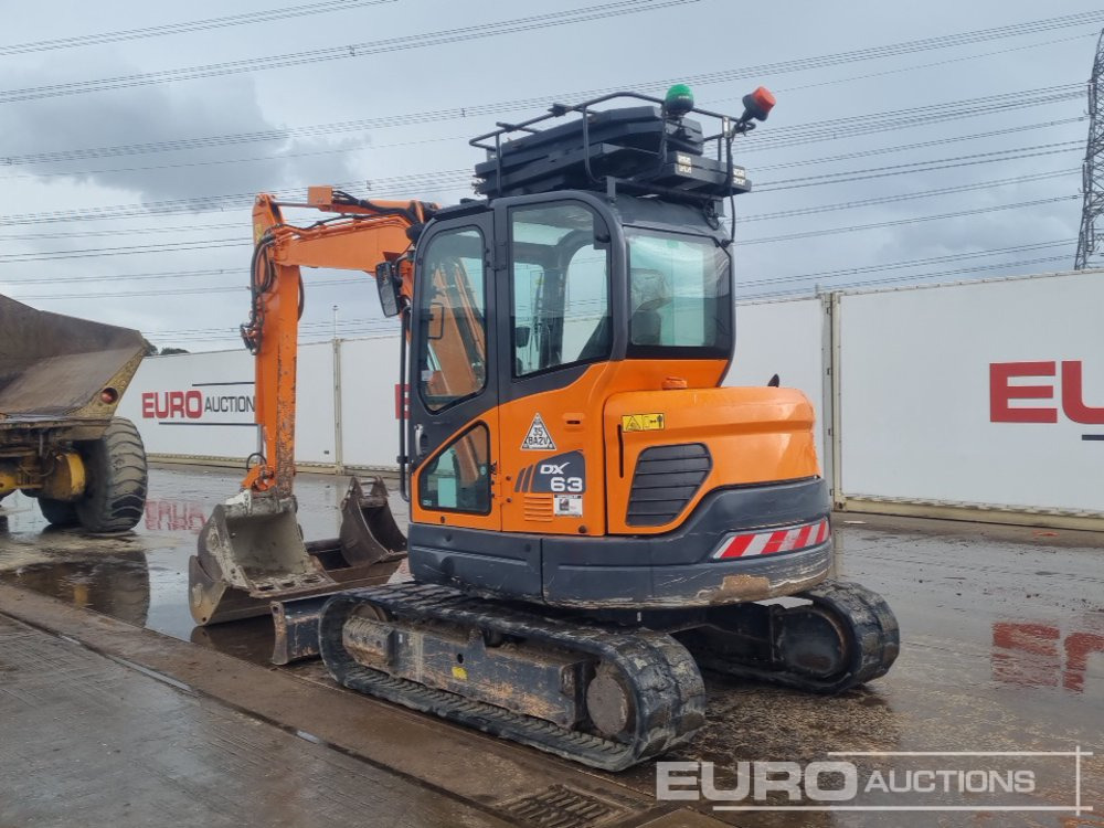 2020 Doosan DX63-3 - Mini-ekskavators: foto 3 2020 Doosan DX63-3 - Mini-ekskavators: foto 3