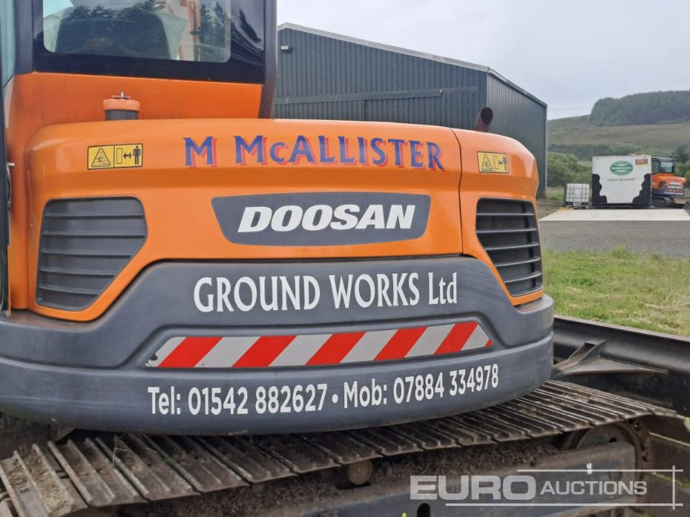 Mini-ekskavators 2020 Doosan DX85: foto 12