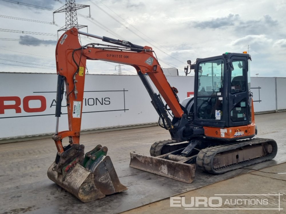 2020 Hitachi ZX48U-6 CLR - Mini-ekskavators: foto 1 2020 Hitachi ZX48U-6 CLR - Mini-ekskavators: foto 1