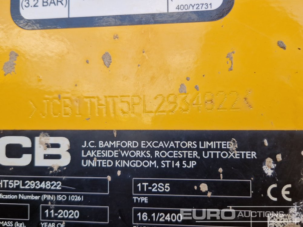 Mini pašizgāzējs 2020 JCB 1T-2: foto 40
