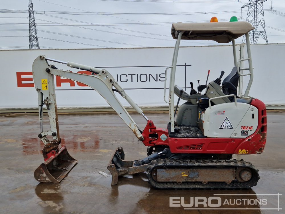 2020 Takeuchi TB216 - Mini-ekskavators: foto 2 2020 Takeuchi TB216 - Mini-ekskavators: foto 2
