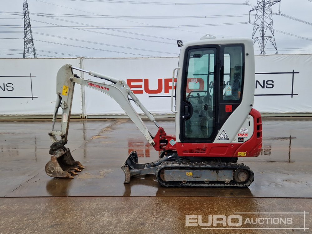 2020 Takeuchi TB216 - Mini-ekskavators: foto 2 2020 Takeuchi TB216 - Mini-ekskavators: foto 2