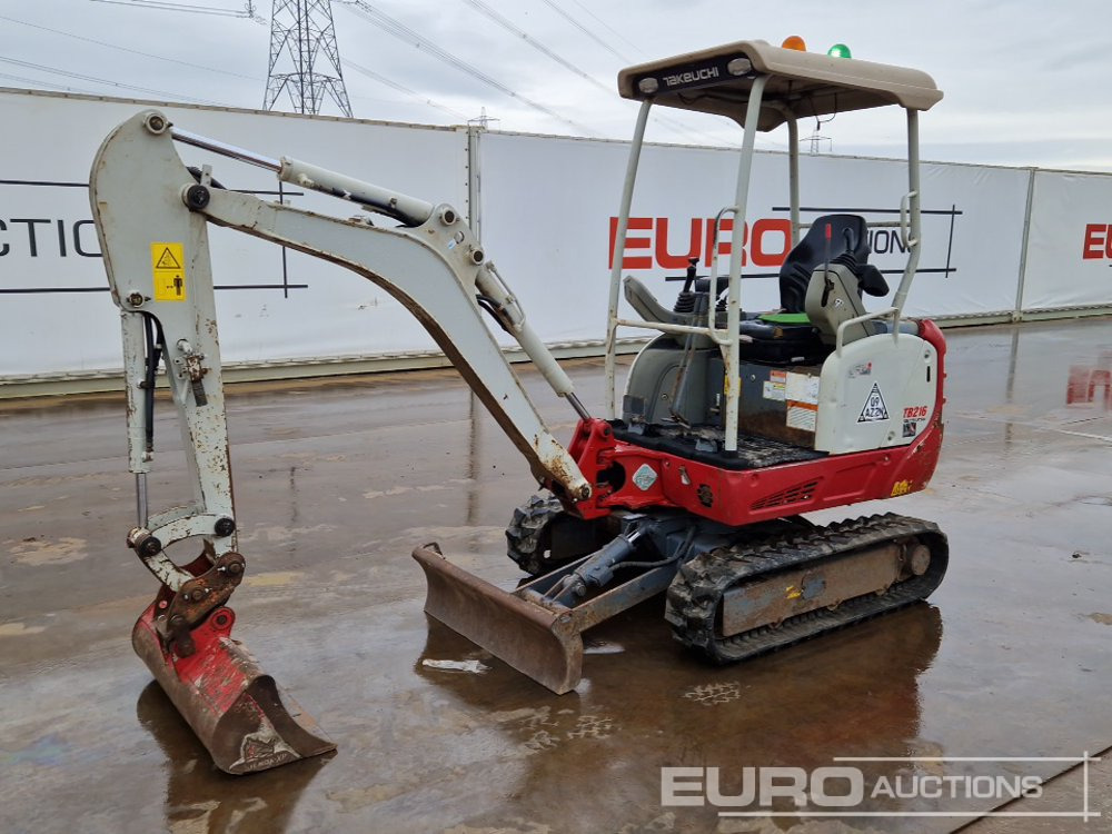 2020 Takeuchi TB216 - Mini-ekskavators: foto 1 2020 Takeuchi TB216 - Mini-ekskavators: foto 1