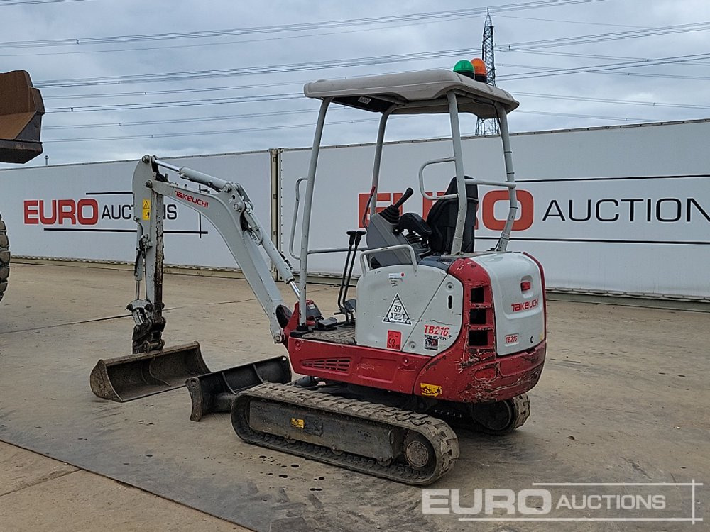 2020 Takeuchi TB216 - Mini-ekskavators: foto 3 2020 Takeuchi TB216 - Mini-ekskavators: foto 3