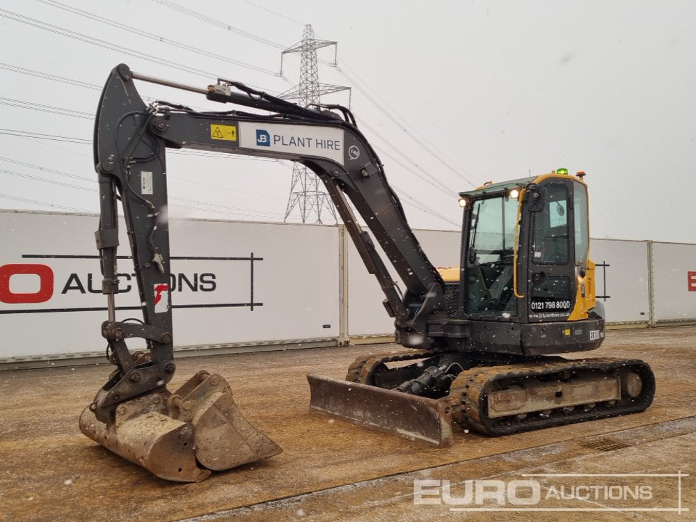2020 Volvo ECR88D - Mini-ekskavators: foto 1 2020 Volvo ECR88D - Mini-ekskavators: foto 1