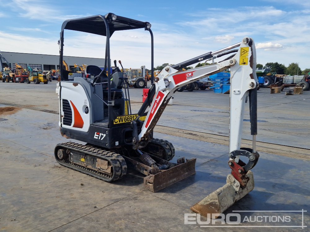 Mini-ekskavators 2021 Bobcat E17: foto 7