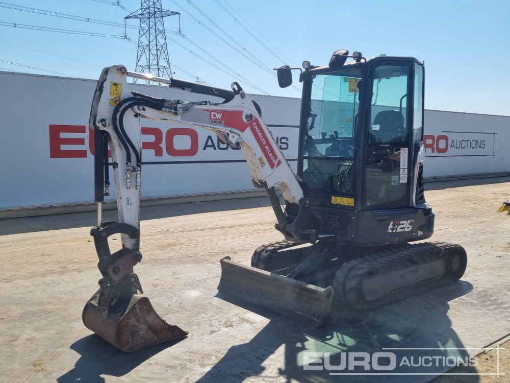 2021 Bobcat E26 - Mini-ekskavators: foto 1 2021 Bobcat E26 - Mini-ekskavators: foto 1