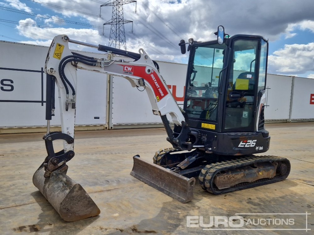 2021 Bobcat E26 - Mini-ekskavators: foto 1 2021 Bobcat E26 - Mini-ekskavators: foto 1